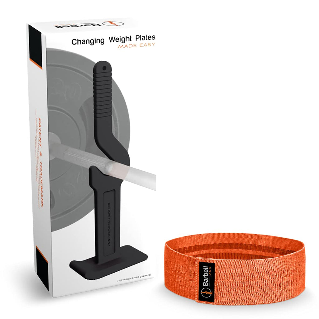 Jolof Store Single Barbell Deadlift Jack with Resistance Band - 250kg