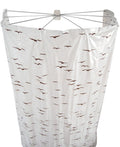 RIDDER Shower Curtain – 100% PEVA Waterproof Beige – 210x170 cm