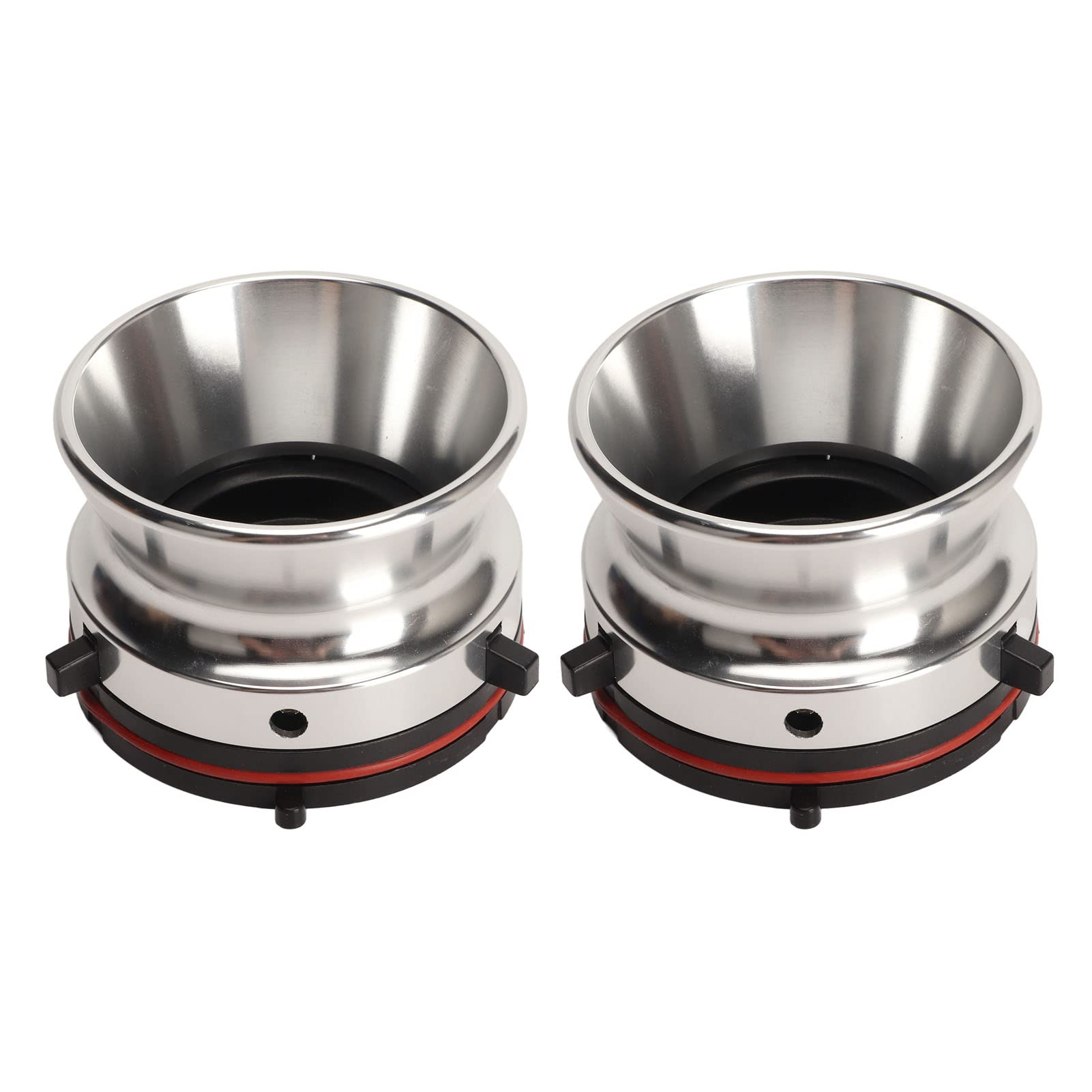 10 Inch NAB Hub Adapters | Aluminum Reel to Reel Pair – Silver