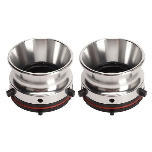 10 Inch NAB Hub Adapters | Aluminum Reel to Reel Pair – Silver
