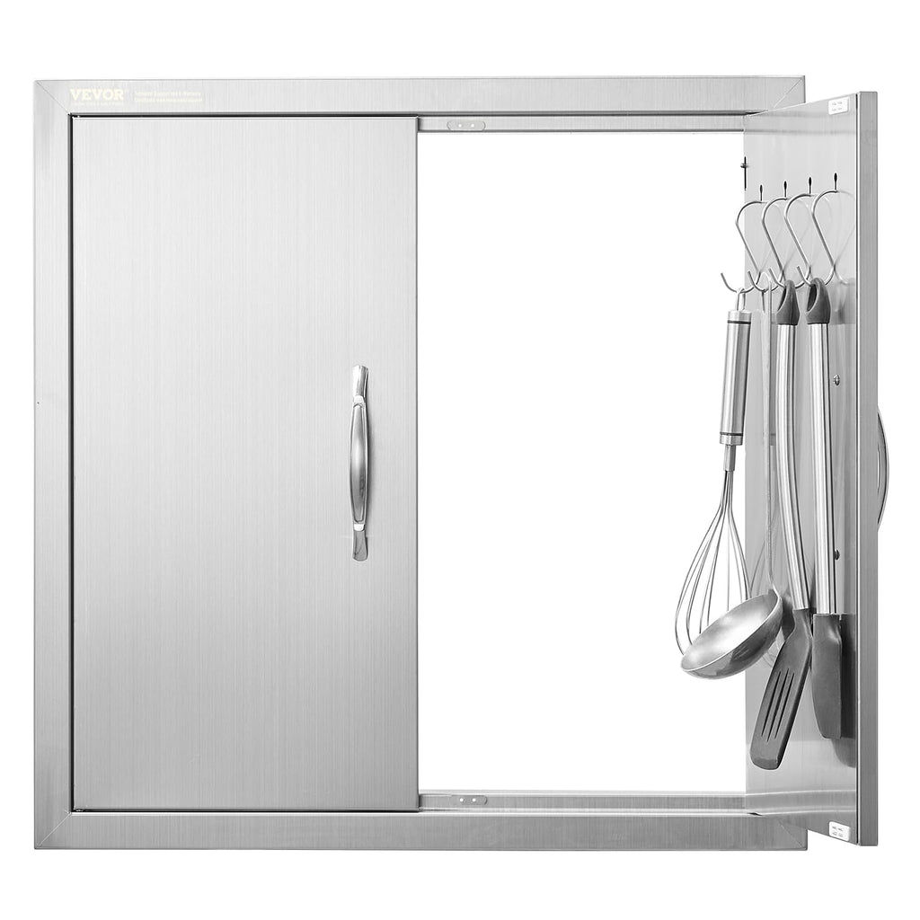 VEVOR 24x24" BBQ Access Door | Stainless Steel Double Outdoor Kitchen Door