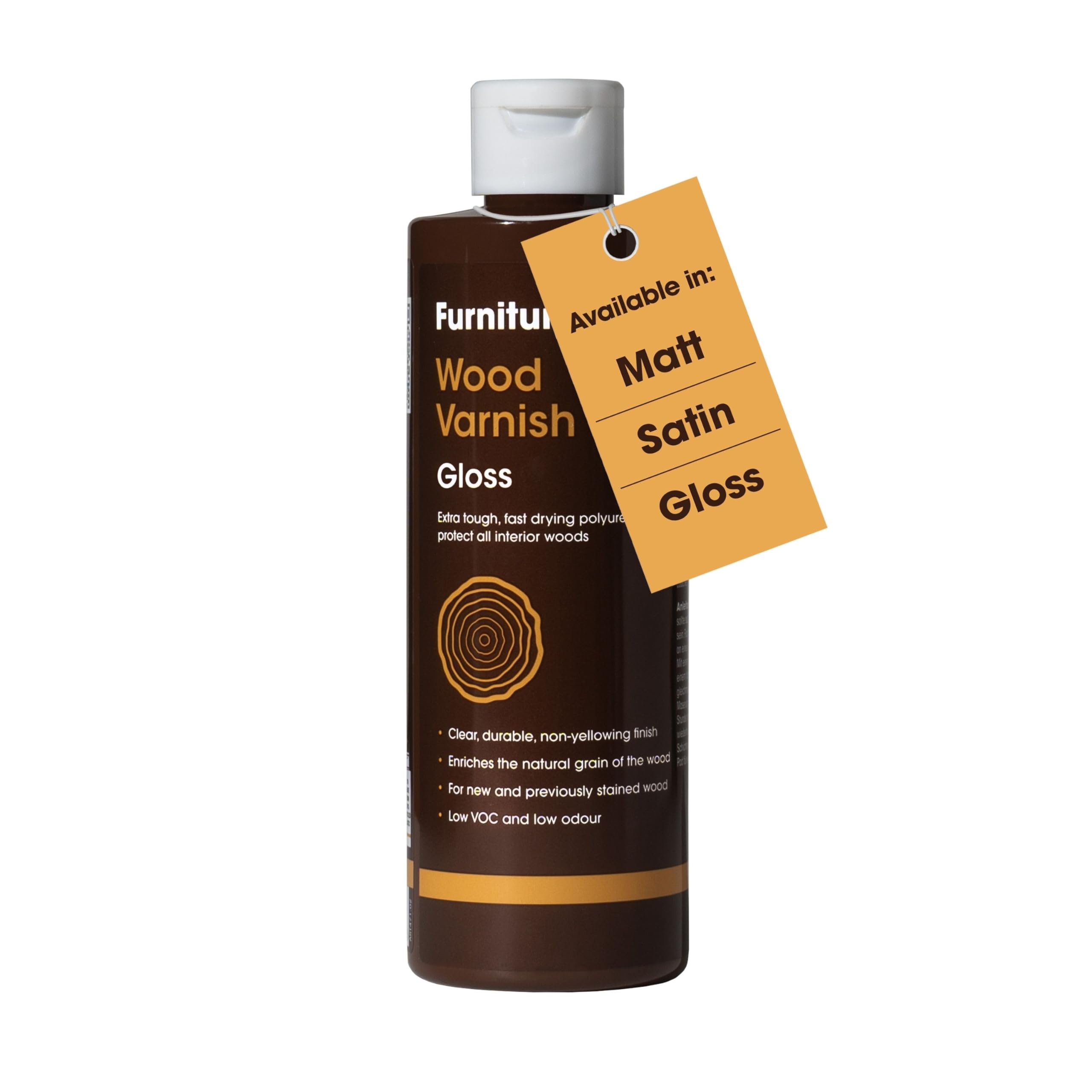 Jolof Store Clear Wood Varnish – 500ml Water-Based Gloss Finish
