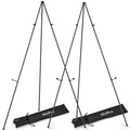 Nicpro 63" Metal Floor Easel Stand for Display, 2 Pack – Black Tripod