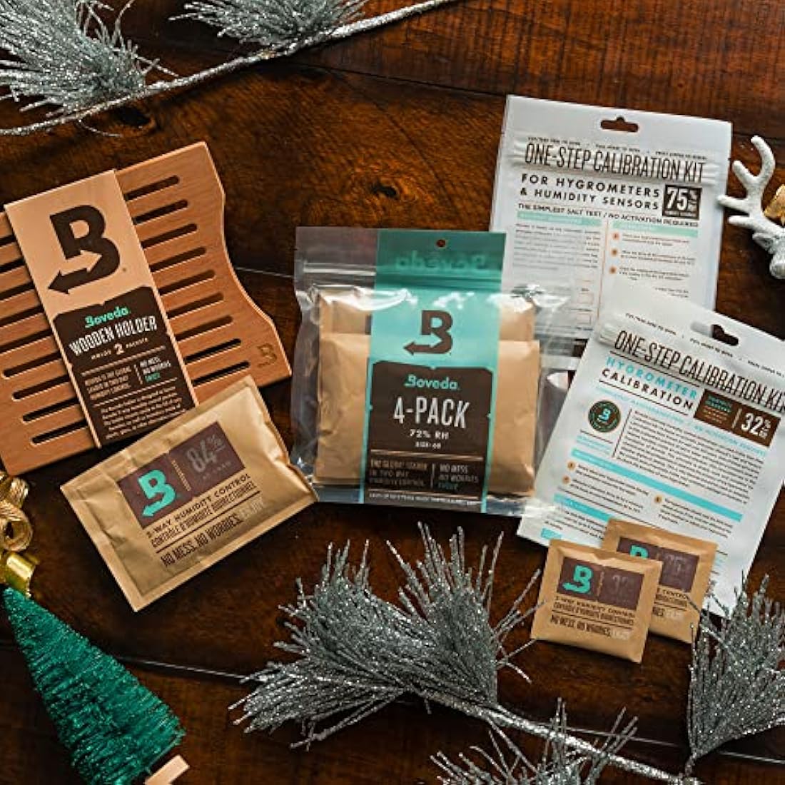 Boveda Cedar Humidity Pack Holder for 2 Size 60 Packs | Magnetic Mount