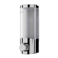Croydex Wall Mounted Soap Dispenser | Chrome 350ml Refillable Pump
