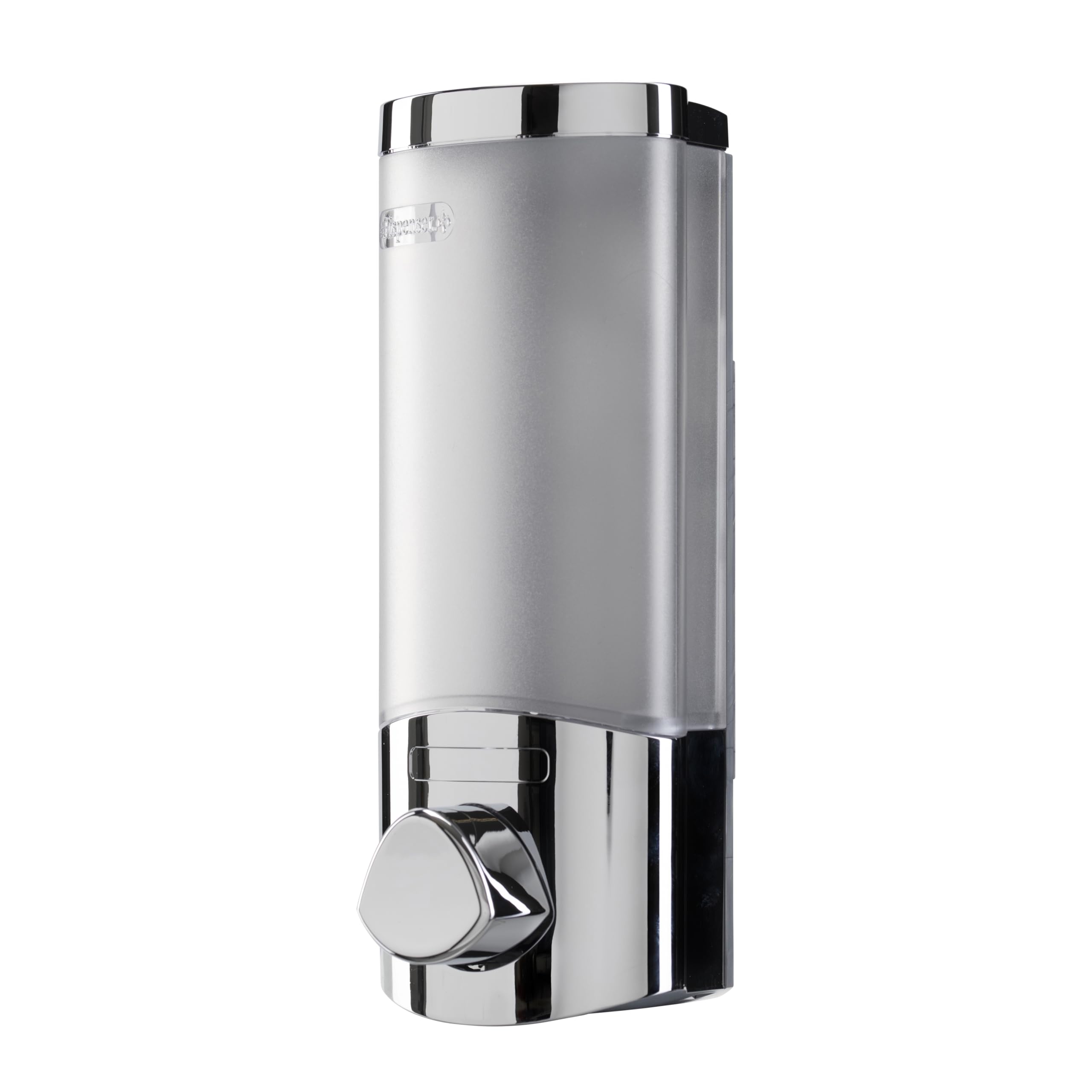 Croydex Wall Mounted Soap Dispenser | Chrome 350ml Refillable Pump