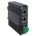 Industrial Gigabit PoE+ Injector | 12-48VDC DIN-Rail Mount