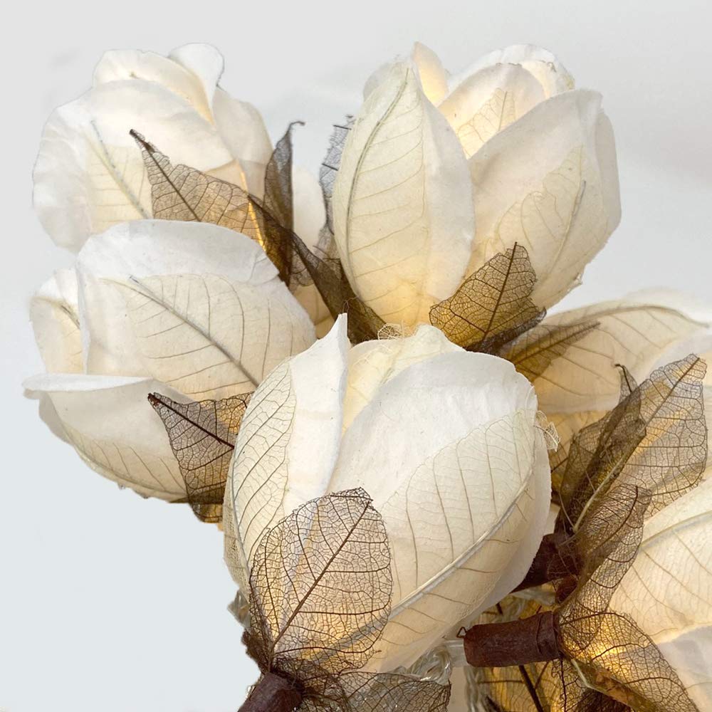 Blaze On Chelsea Rose Fairy Lights – 20 LED Mulberry Paper USB Lights