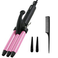 13mm Mini Hair Waver – 3 Barrel Ceramic Curling Iron for Short Hair