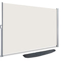 VOUNOT Retractable Side Awning - Outdoor Privacy Screen, 140x300cm, Beige