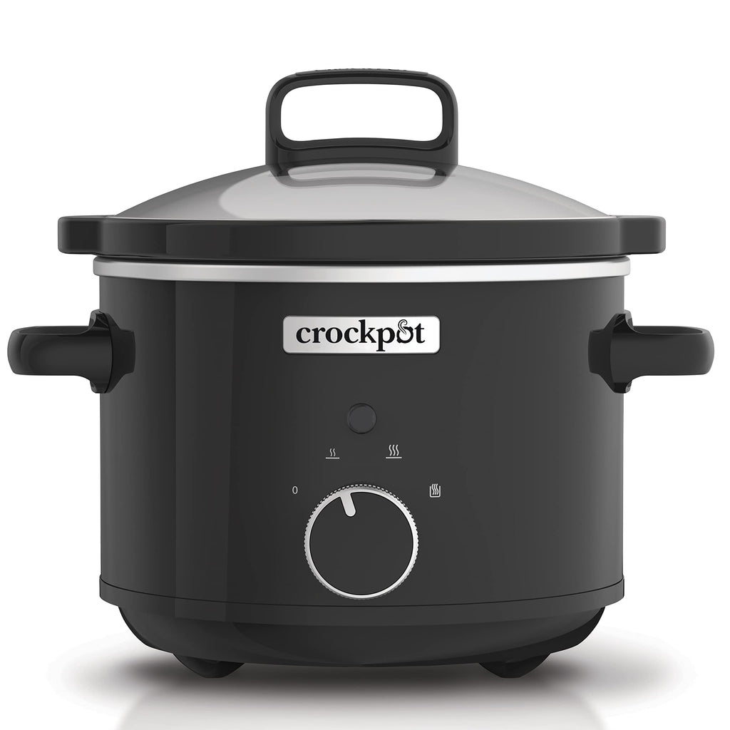 Crock-Pot Slow Cooker | 2.4L Ceramic Bowl | Energy Efficient – Black