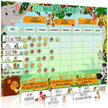 Luigi's Safari Animal Magnetic Reward Chart | Kids Potty & Chores Tracker