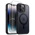 JETech Magnetic Case for iPhone 14 Pro with 2-Pack Screen Protector