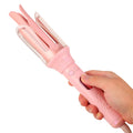 Automatic Hair Curler – PTC Ceramic Anti-Scald Styler, Pink