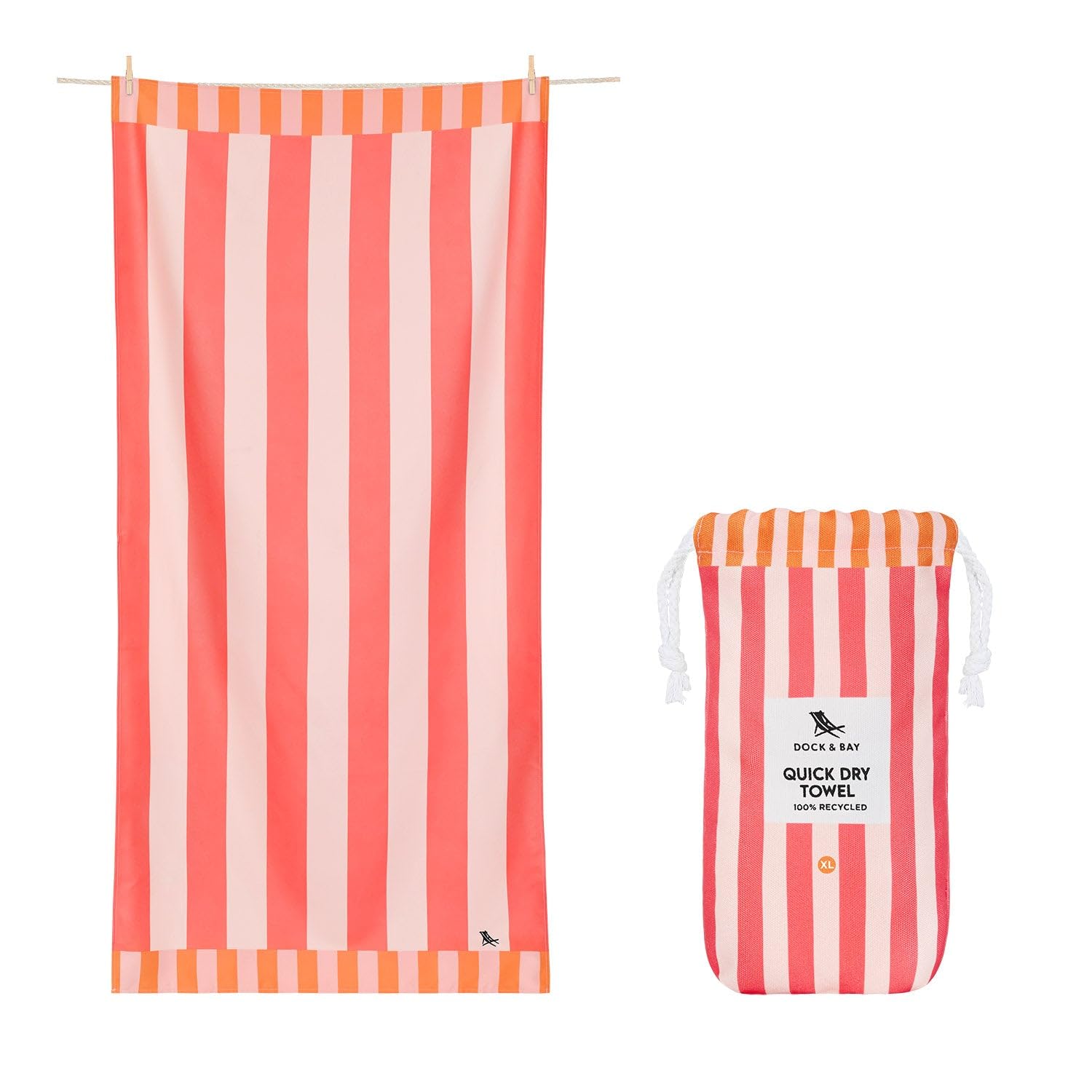 Dock & Bay Sand-Free Beach Towel | Quick Dry Recycled – Raspberry Road XL