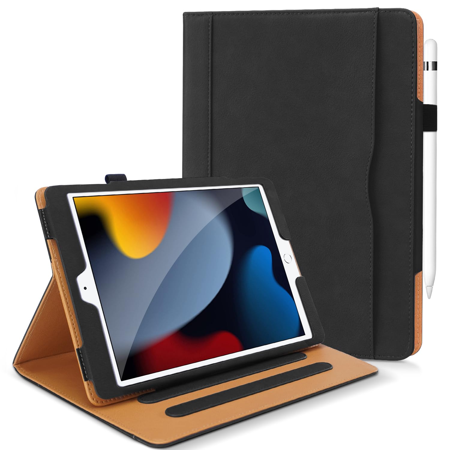DAORANGE iPad 10.2 Case (9th/8th/7th Gen) – PU Leather Folio Cover