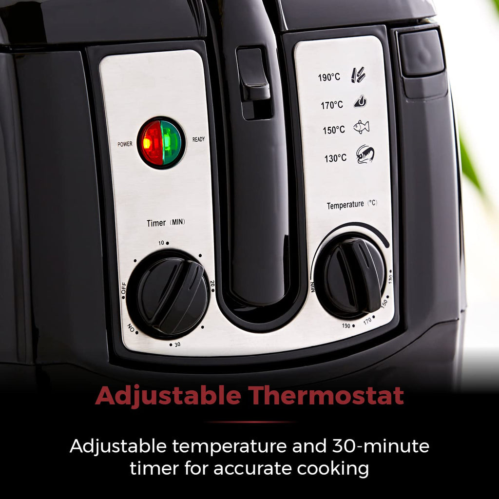 Tower Deep Fat Fryer | 3L Capacity with Adjustable Thermostat - 2300W