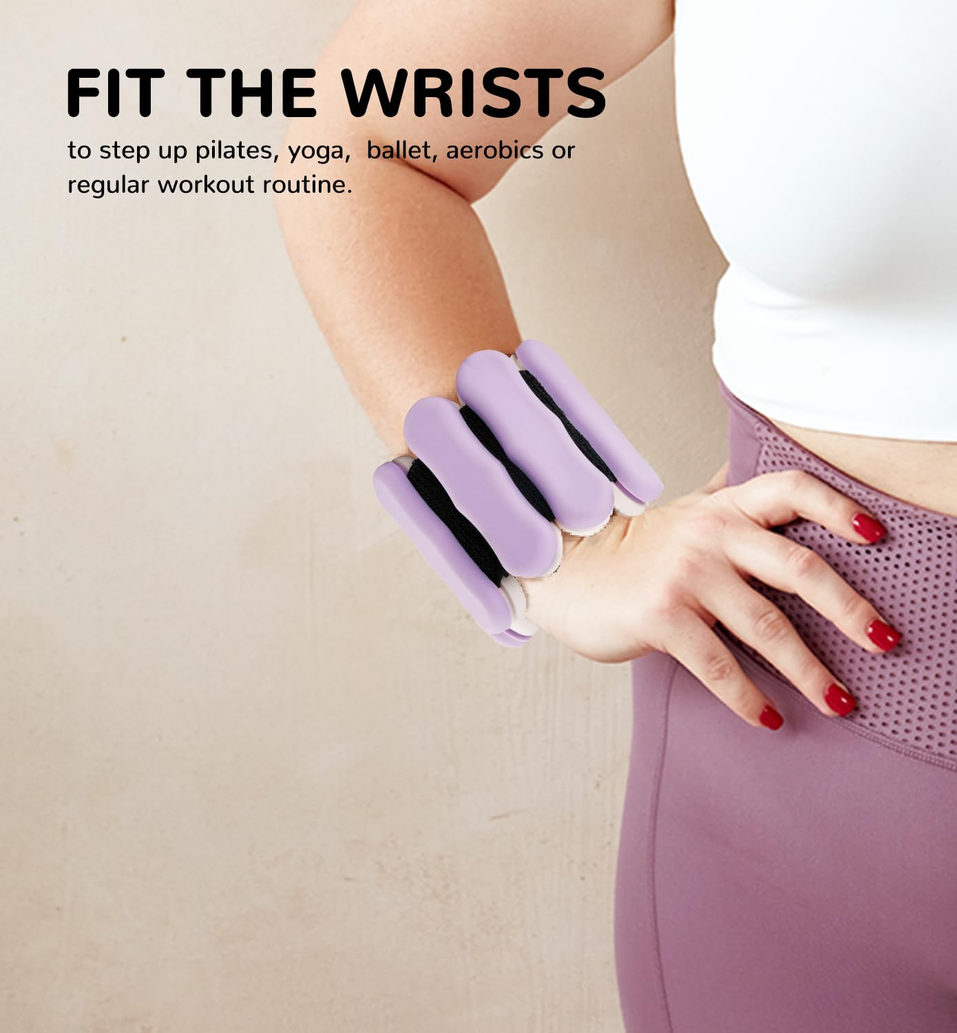 Jolof Store Adjustable Wrist and Ankle Weights - 1.5kg Pair in Grey