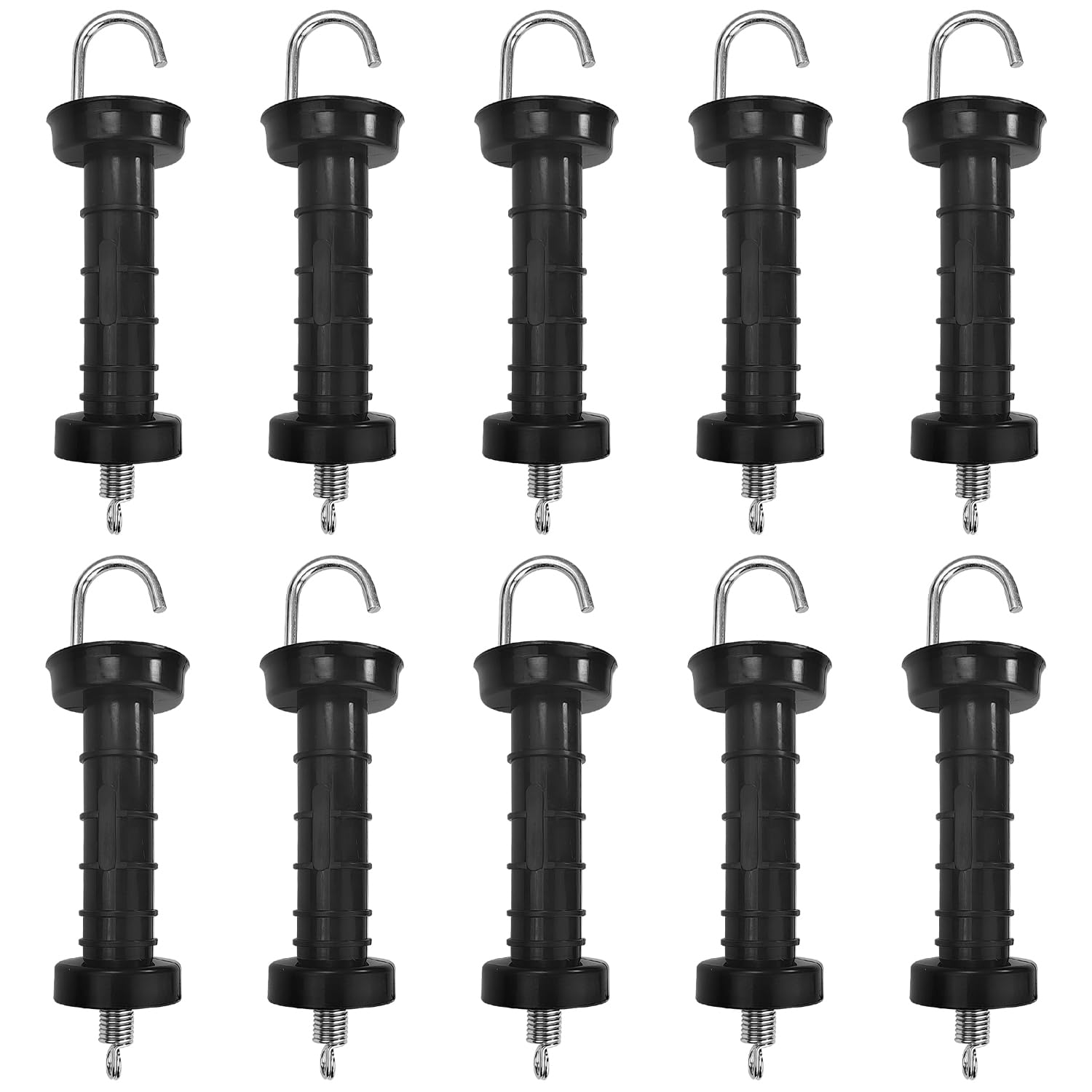Jolof Store Electric Fence Gate Handle – 10 Pack Insulated Black PP