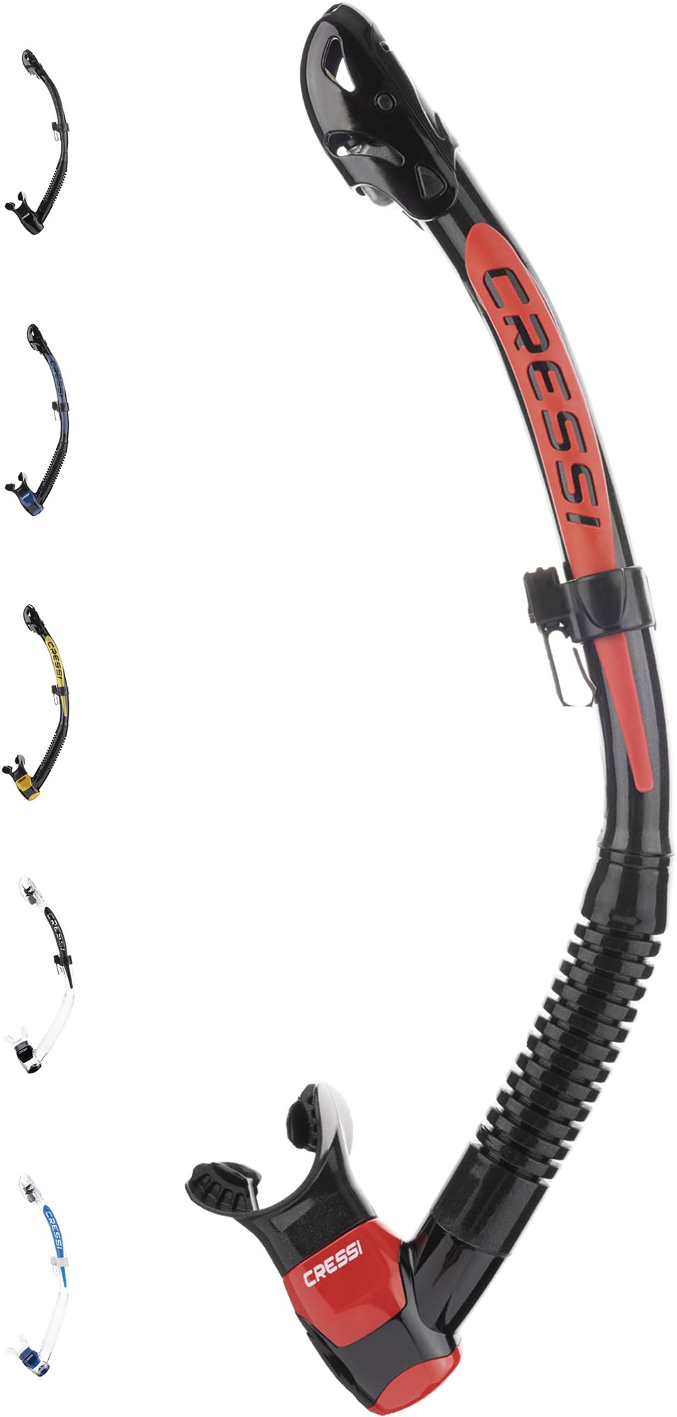 Cressi Itaca Ultra Dry Snorkel – Silicone Mouthpiece for Diving