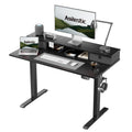 Agilestic Electric Adjustable Height Desk, with 2 Fabric Drawers, 100x60cm - image 1