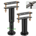 HUALIANG Adjustable Bed Support Legs – Heavy Duty Metal Slat Feet