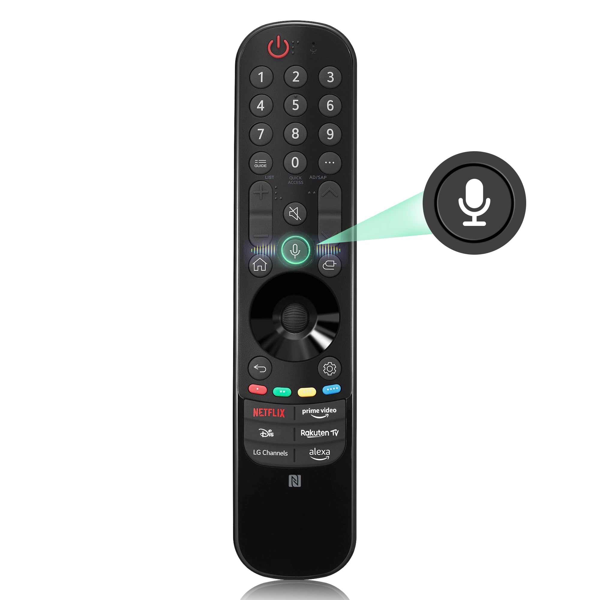 LG Voice Magic Remote Replacement for OLED QNED NanoCell Smart TVs