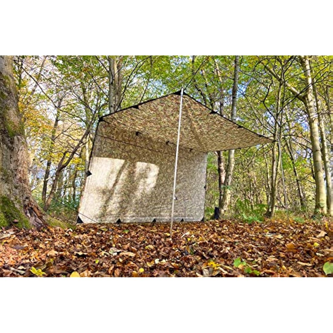 DD Hammocks Tarp 3.5 x 3.5 MC – Waterproof Camouflage Camping Shelter