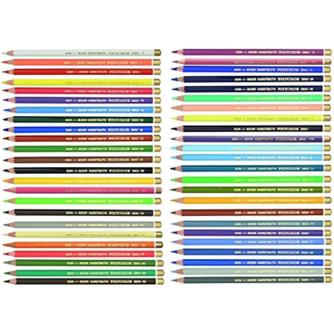 KOH-I-NOOR Polycolor Artist's Coloured Pencils - Set of 48 Tin Case