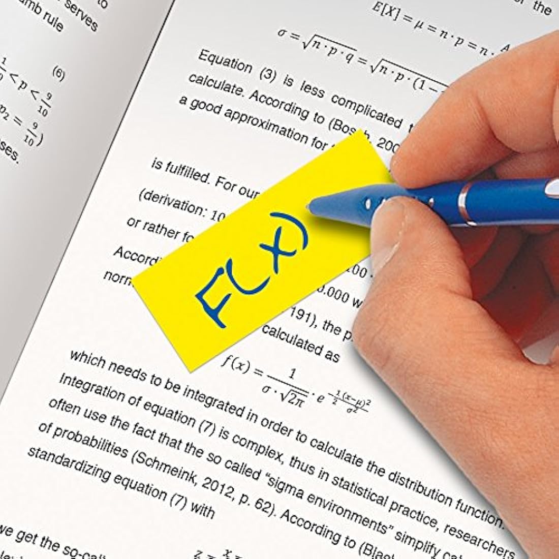 Sigel HN650 Adhesive Paper Bookmarks | 2000 FSC Index Markers, 5 Colors