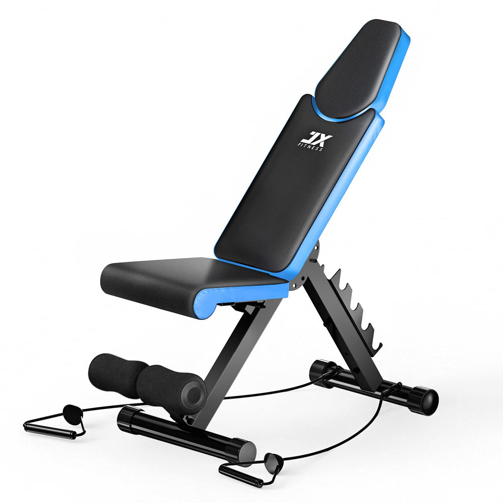 JX FITNESS Adjustable Weight Bench | Multiuse Home Gym Workout Bench