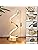 ELINKUME LED Desk Lamp – Dimmable Wave Touch Bedside Light in Retro Gold