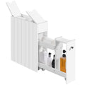 Yaheetech Slim Bathroom Floor Cabinet | Rolling Storage Unit with Drawer