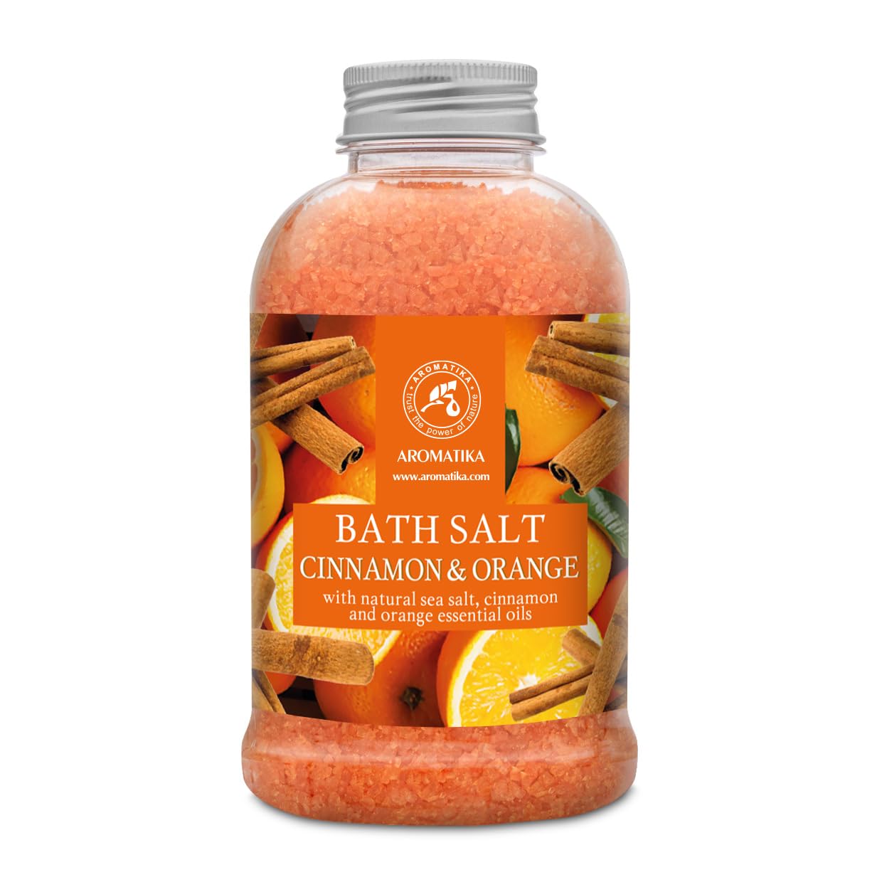 Jolof Store Cinnamon-Orange Bath Salt 600g | Natural Sea Salt Soak