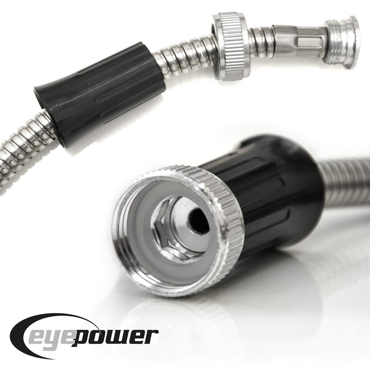 Eyepower 7.5m Stainless Steel Garden Hose | Kink-Free Flexible Pipe