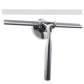 GlobaLink 12" Stainless Steel Shower Squeegee with Adhesive Hook