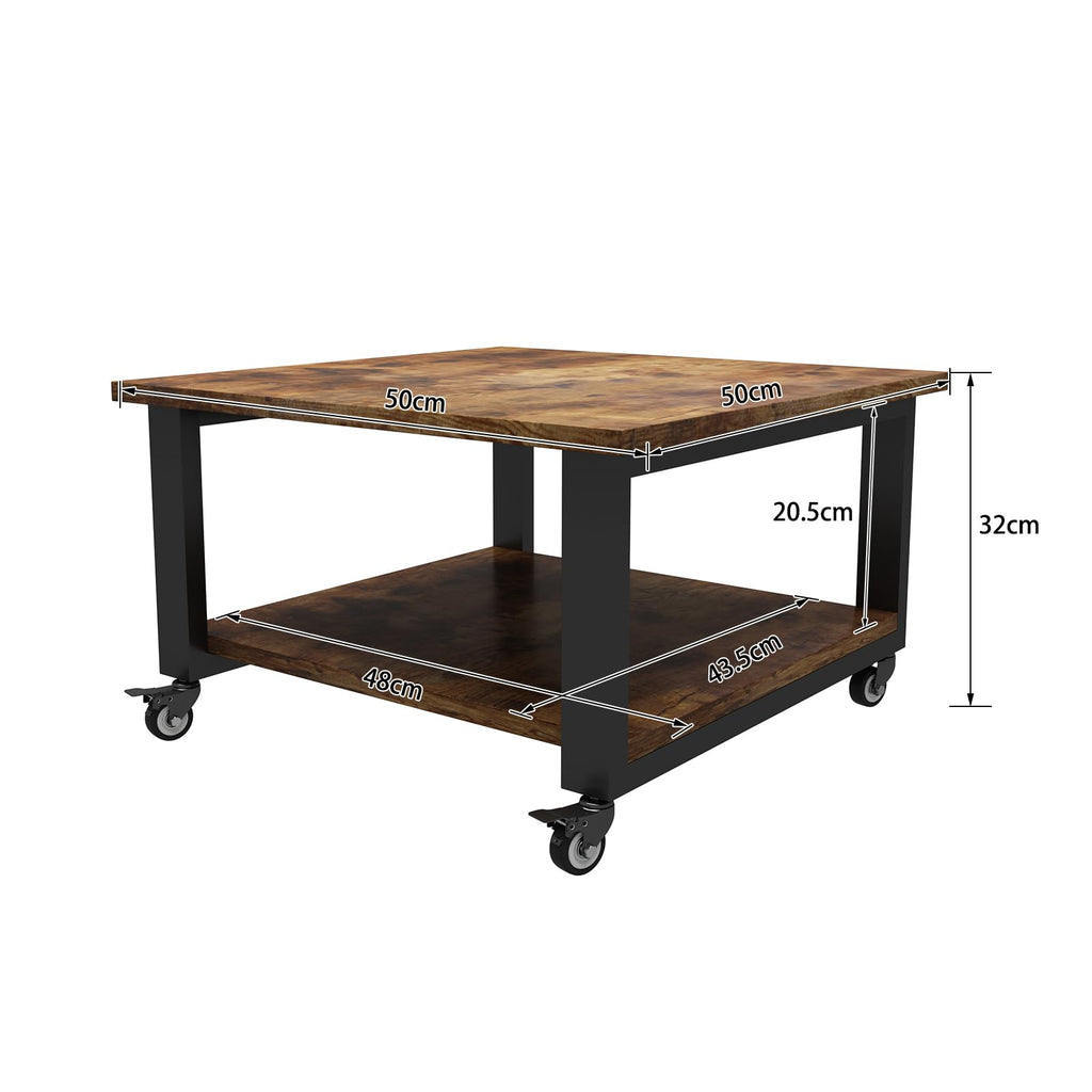 PUNCIA 2-Tier Movable Laser Printer Copier Stand Cart for Home Office - image 2