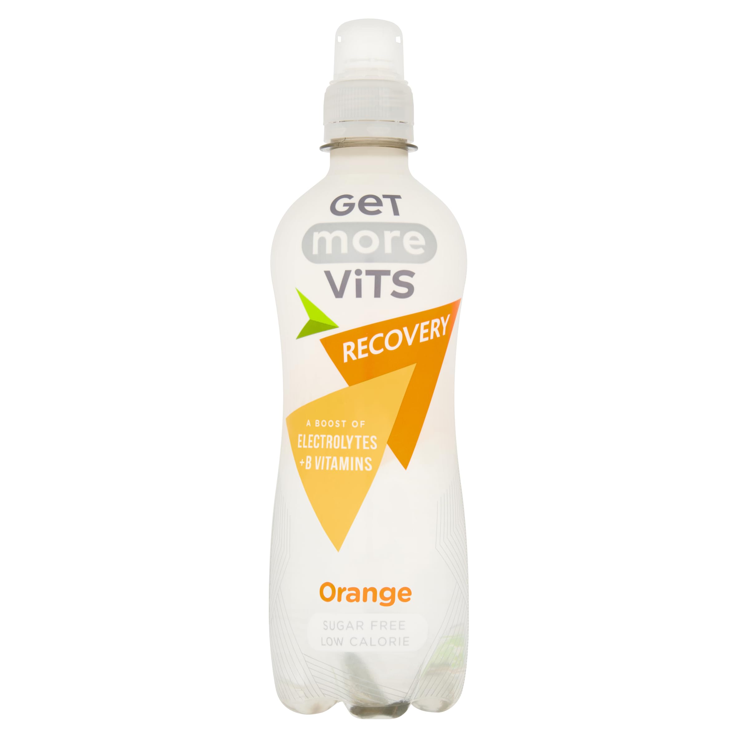 Get More Vits Orange Electrolyte Water – Sugar-Free Sports Recovery (12x500ml)