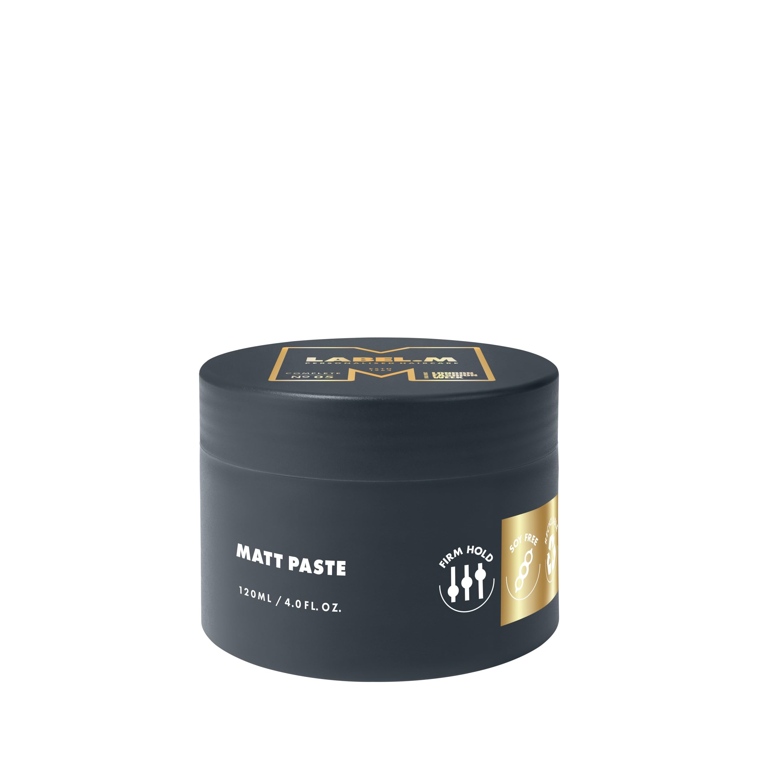 Label.M Matt Paste 120ml – Matte Hair Texturizer with Kaolin Clay