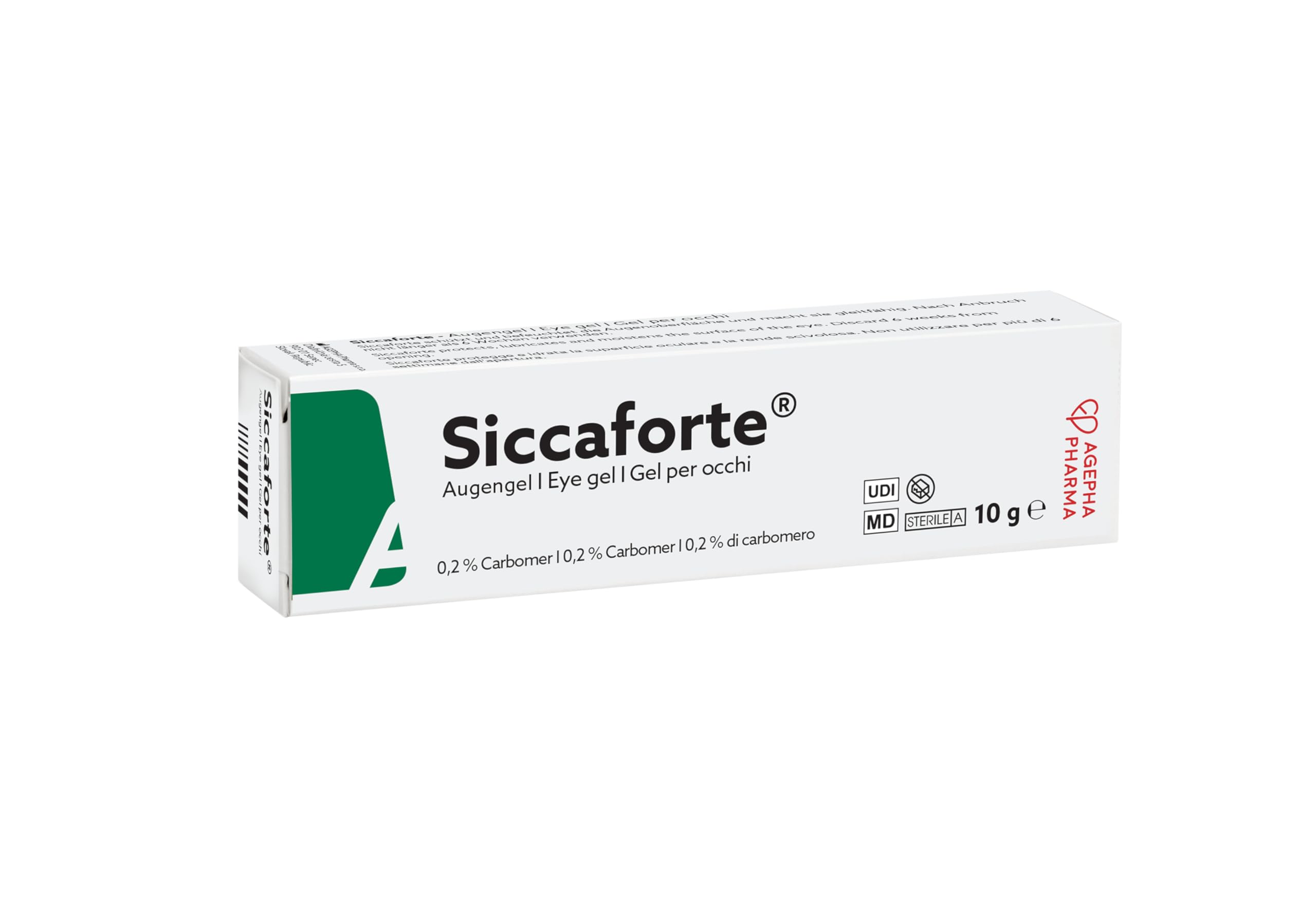 Siccaforte Carbomer Eye Gel – Intensive Moisturizing Dry Eye Relief