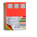 A3 Origami Paper | 100 Sheets 120GSM Coloured Cardboard