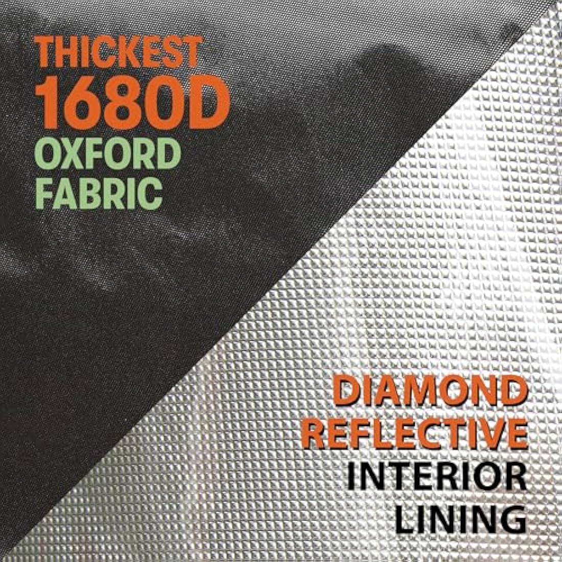 1680D Grow Tent | Diamond Reflective Grow Box (70x70x180cm)