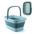 Collapsible Foot Bath Basin | 15L Massage Pedicure Bowl