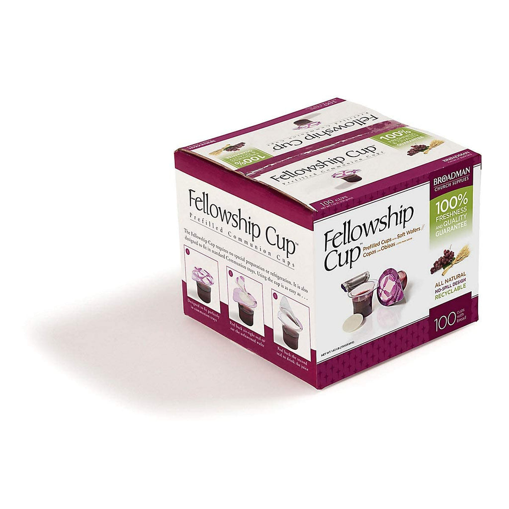 Broadman Church Supplies Prefilled Communion Fellowship Cups – 100 Count