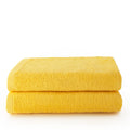 Top Towels Plus | 2-Piece Large Cotton Bath Towel Set - 70x140cm - Lemon