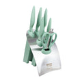 Rockingham Forge 7-Piece Knife Block Set | German Stainless Steel
