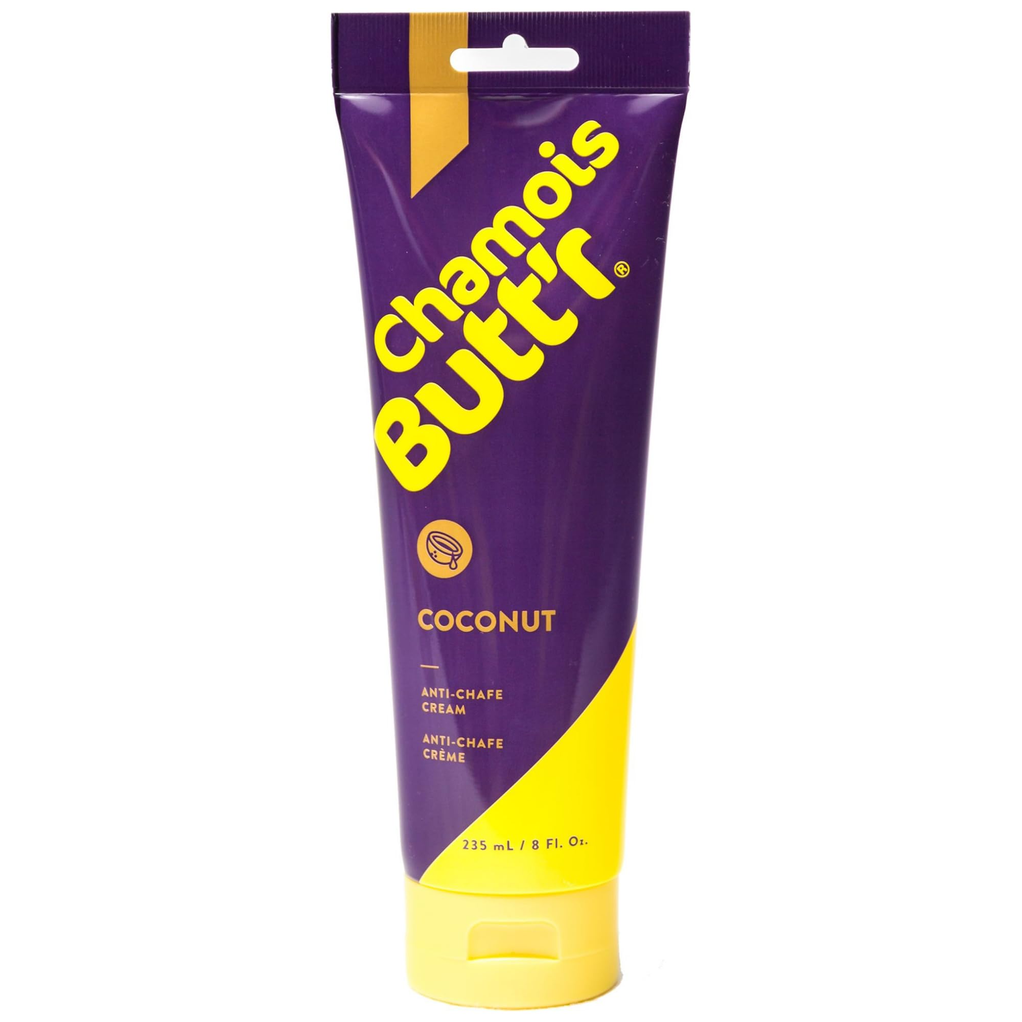 Chamois Butt'r Coconut Anti-Chafe Cream – Cycling Lubricant, 8oz Tube