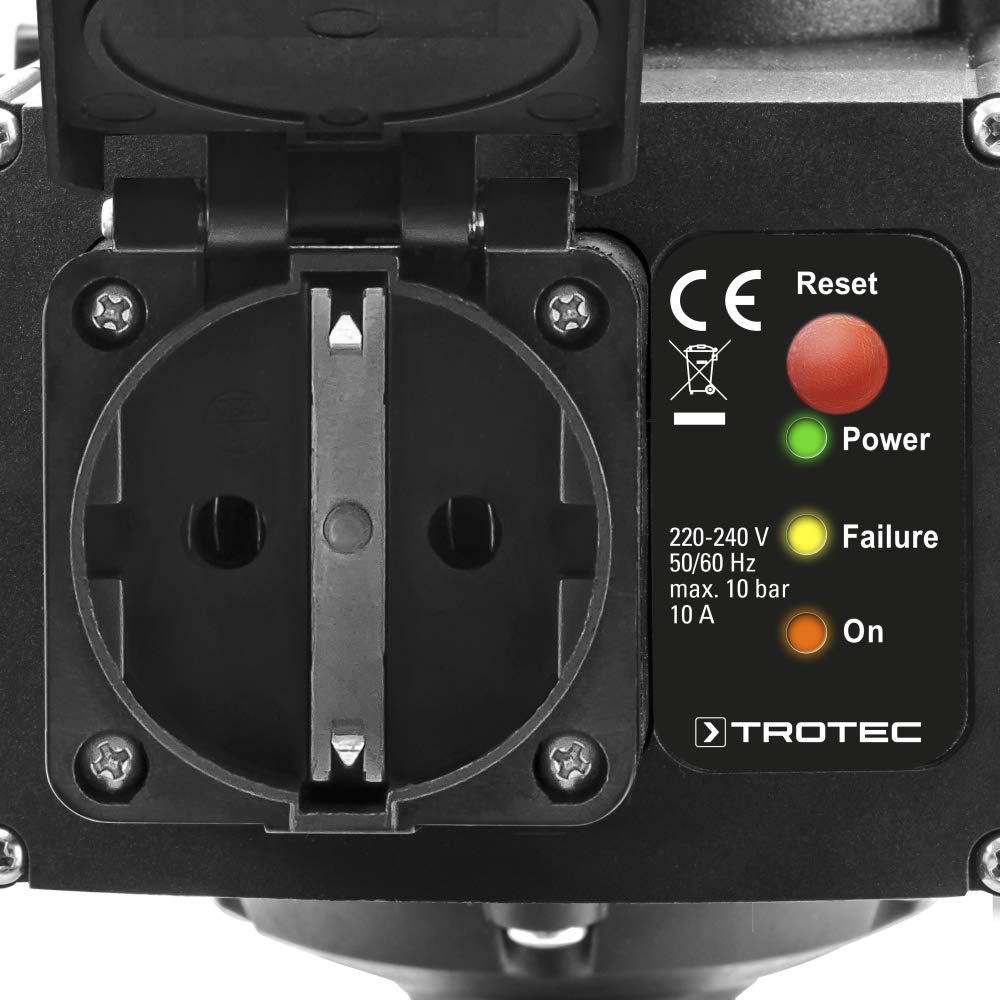 Trotec TDP DSP Electronic Pressure Switch – 10 Bar Automatic Pump Control
