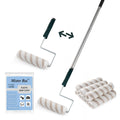 Jolof Store 9 Inch Paint Roller with Extendable Pole for Smooth Surfaces