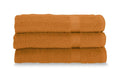 Gabel Face Towels - Pure Cotton Terry Sponge, Burnt, 60x100 cm - 3 Pack